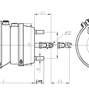 Камера тормозная 30.3519200